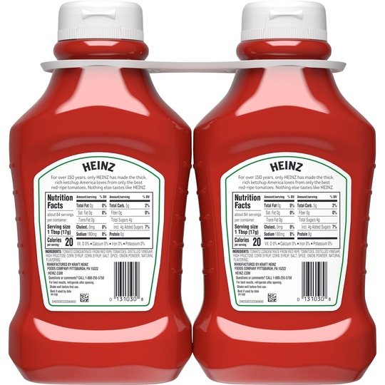 Heinz Tomato Ketchup, 2 ct Pack, 50.5 oz Bottles