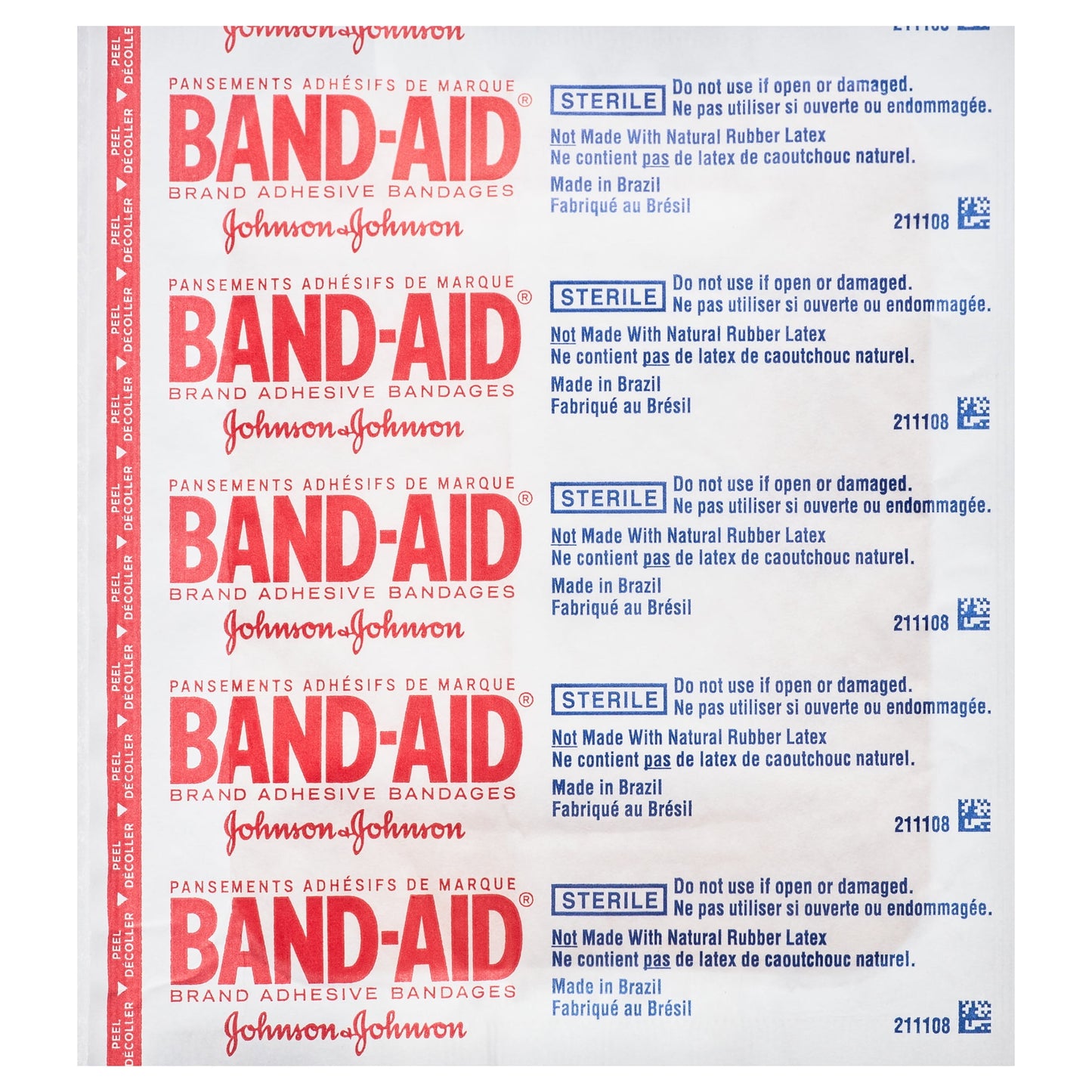 Band-Aid Brand Skin-Flex Adhesive Flexible Wound Covers, Large, 6Ct