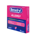 Benadryl Ultratabs Antihistamine Cold & Allergy Relief Tablets, 24Ct