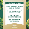 Gold Peak Real Brewed Tea Cane Sugar Sweet, Bottled Black Iced Tea Drink, 18.5 fl oz