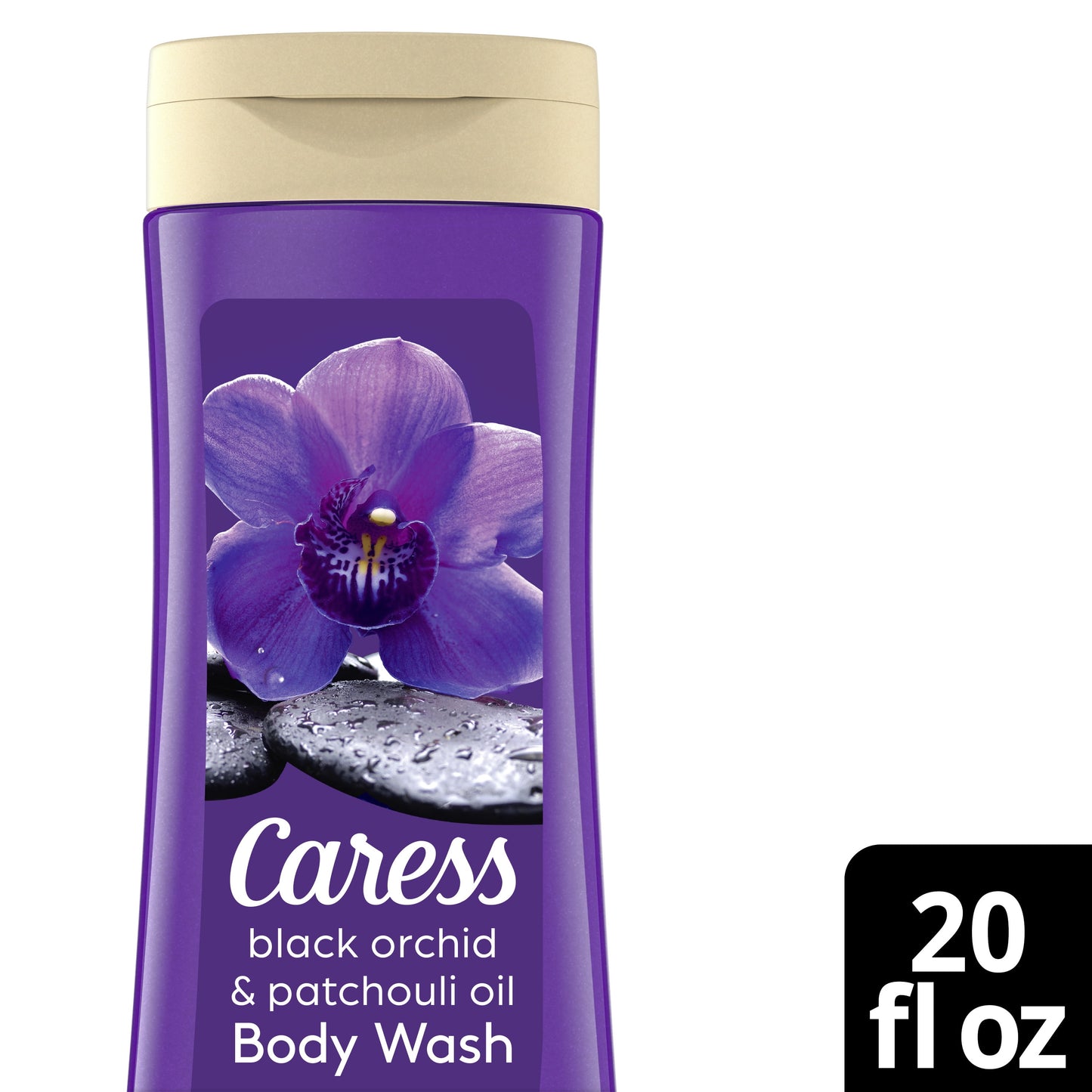 Caress Body Wash Black Orchid & Patchouli Oil, 20 fl oz