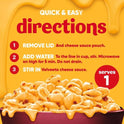 Velveeta Shells and Cheese Macaroni and Cheese Cups with Bacon Easy Microwavable Big Bowl Dinner, 5 oz Tray