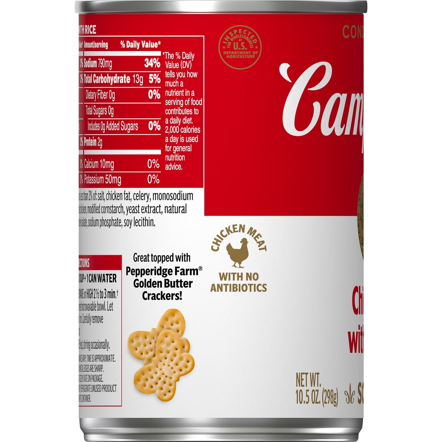 Campbell’s Condensed Chicken with Rice Soup, 10.5 Ounce Can