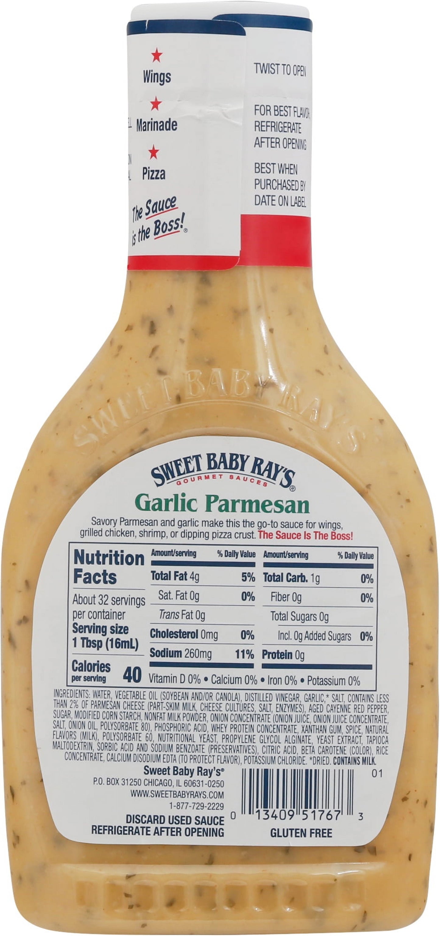 Sweet Baby Ray's Garlic Parmesan Sauce & Marinade 16 fl oz