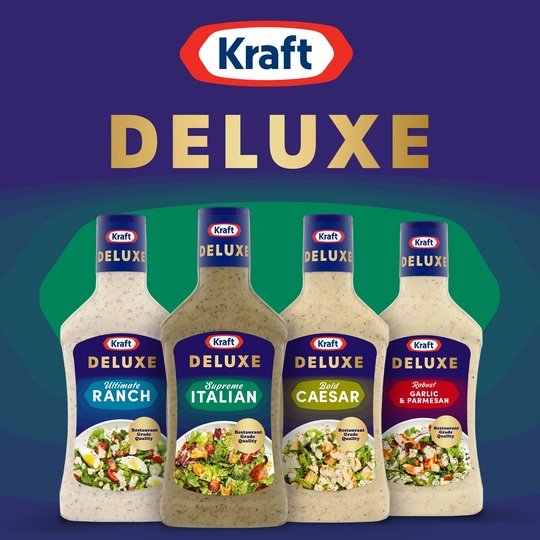 Kraft Deluxe Supreme Italian Dressing, 16 oz Bottle