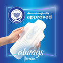 Always Infinity Feminine Pads with wings, Size 5, Extra Heavy Overnight Absorbency, Unscented, 22 Count