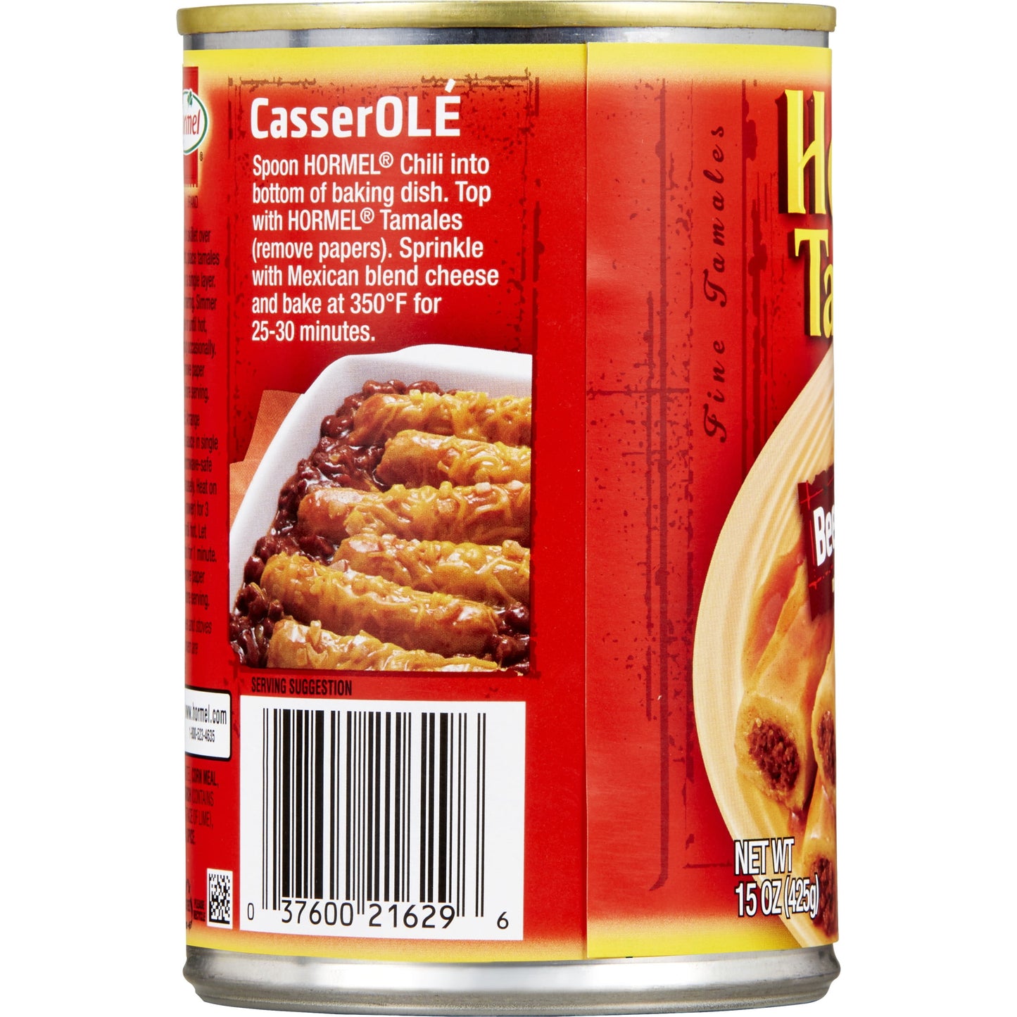 HORMEL Beef Tamales, Canned Tamales, 15 Oz Can