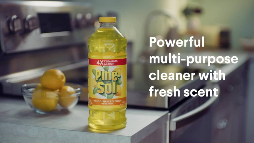 Pine-Sol Multi-Surface and Multi-Ppurpose Cleaner, Lemon Fresh, 100 fl oz