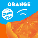 Jell-O Orange Artificially Flavored Zero Sugar Low Calorie Gelatin Dessert Mix, Family Size, 0.6 oz Box