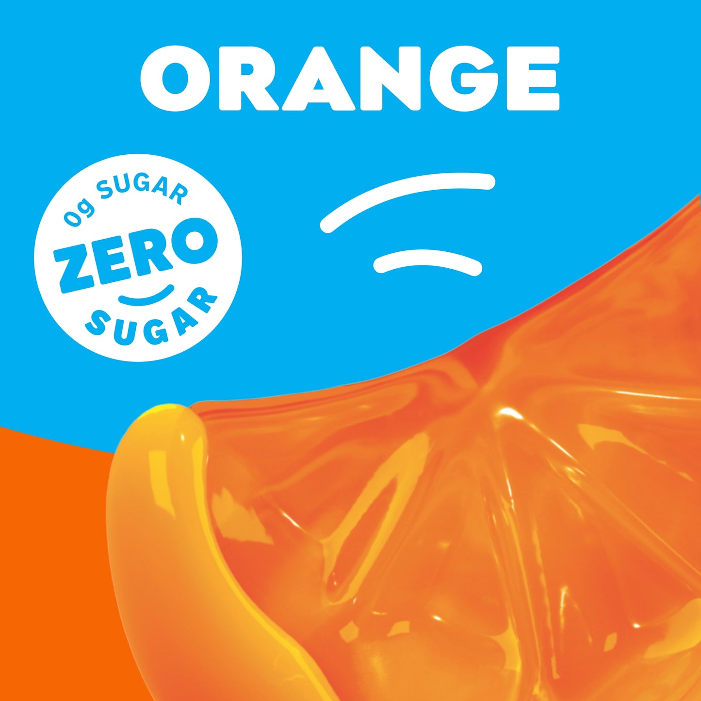 Jell-O Orange Artificially Flavored Zero Sugar Low Calorie Gelatin Dessert Mix, Family Size, 0.6 oz Box