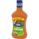 Kraft Zesty Italian Salad Dressing Family Size, 24 fl oz Bottle