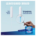 Tampax Pearl Tampons with LeakGuard Braid, Light Absorbency, 36 Ct