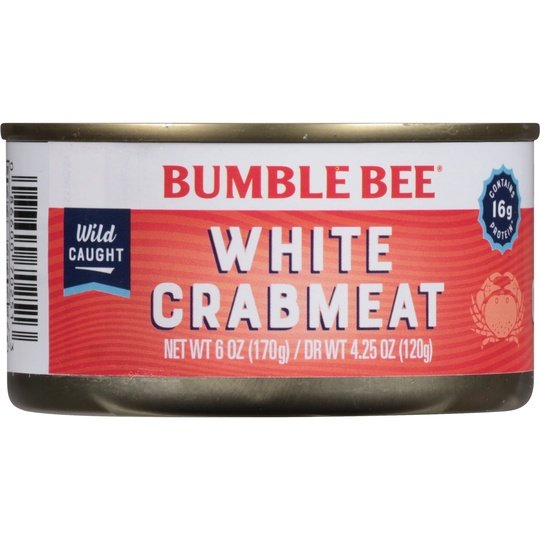 Bumble Bee White Crab Meat, 6 oz Can