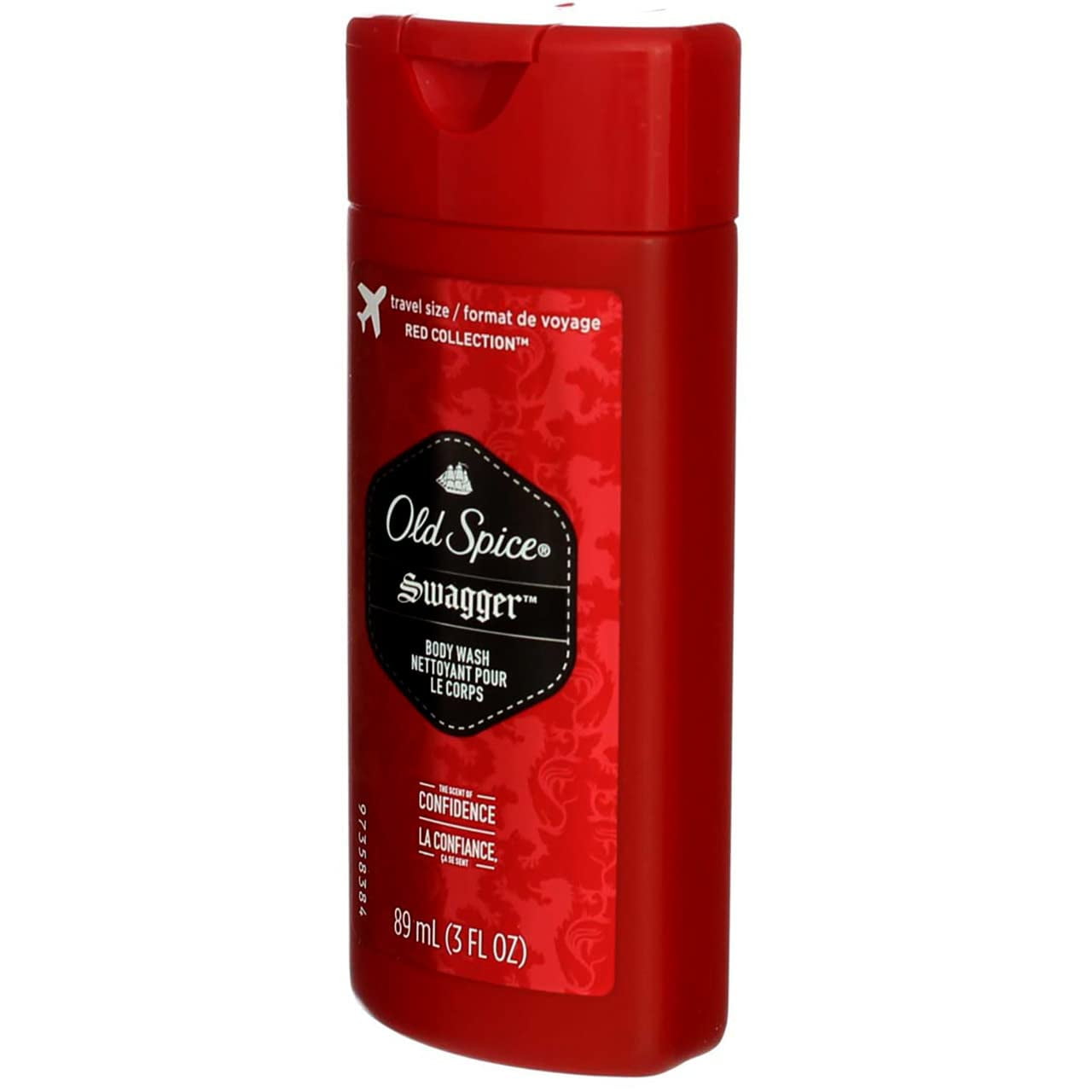 Old Spice Red Zone Swagger Body Wash, All Skin Types, Scent of Cedarwood, 3 fl oz