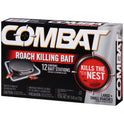 Combat Roach Killing Bait Stations for Small and Large Roaches, 12 Count