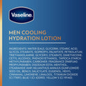 Vaseline Men Healing Moisture Cooling Non Greasy Body Lotion for Dry Skin, 20.3 fl oz