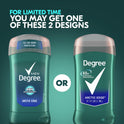 Degree Long Lasting Men's Antiperspirant Deodorant Stick Twin Pack, Arctic Edge, 3 oz