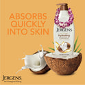 Jergens Hand and Body Lotion, Oil-Infused Coconut Moisturizer, 24hr Hydration, 26.5 fl oz