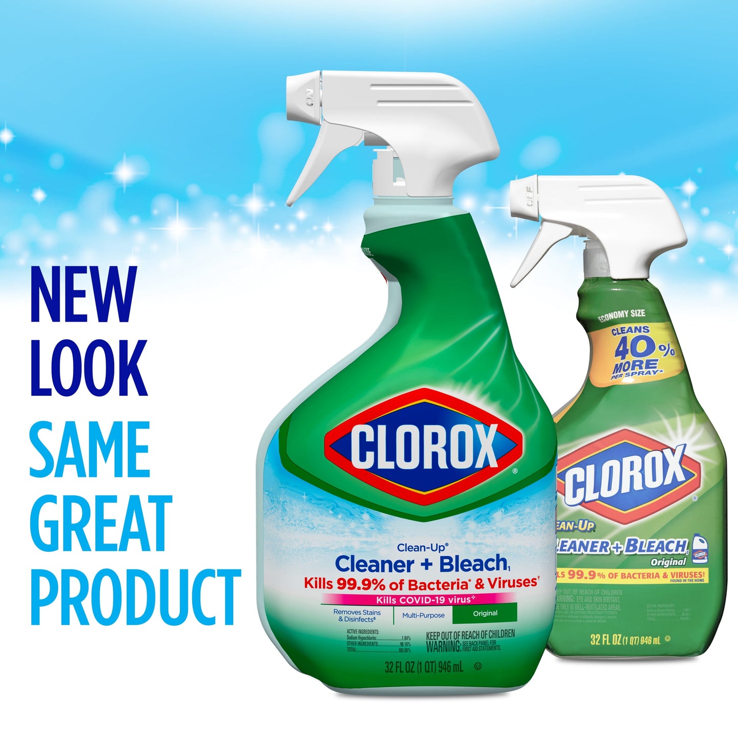 Clorox Clean-Up All Purpose Cleaner Spray with Bleach, Spray Bottle, Original, 32 oz