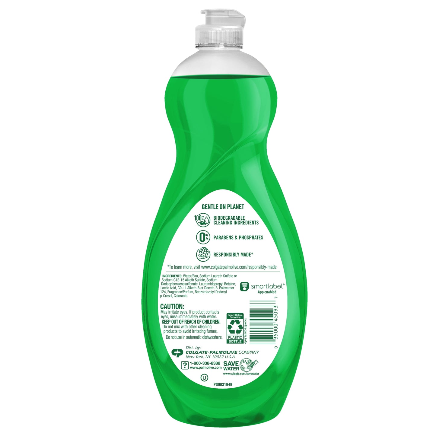 Palmolive Liquid Dishwashing Dish Soap, Fresh Scent, 32.5 Fluid Ounce