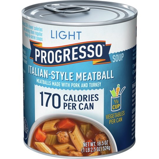 Progresso Light, Italian-Style Meatball Canned Soup, 18.5 oz.