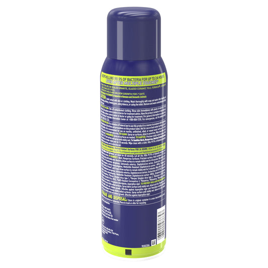 Microban 24 Hour Disinfectant Sanitizing Spray, Fresh Scent, 1 Can, 15 oz