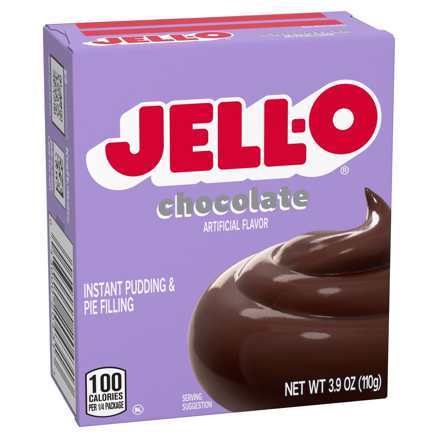 Jell-O Chocolate Artificially Flavored Instant Pudding & Pie Filling Mix, 3.9 oz. Box