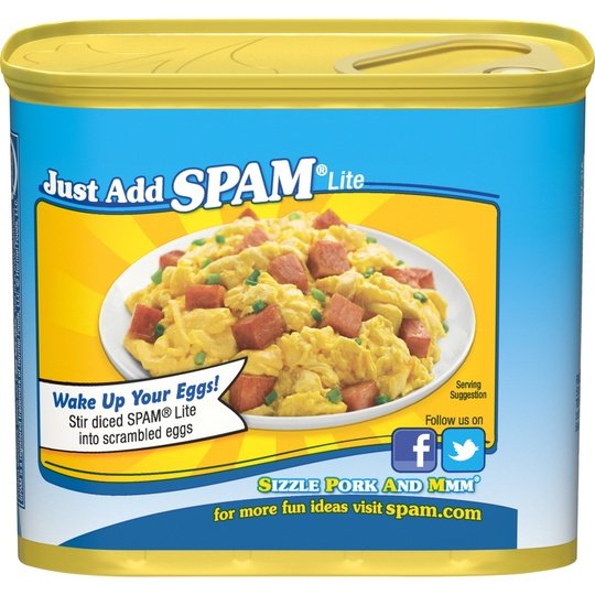 SPAM Lite, 9 g of protein per serving, 12 oz Aluminum Can