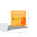 TROJAN Ultra Ribbed Lubricated Condoms for Ultra Stimulation, 36 Count, 1 Pack