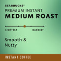 Starbucks Premium Instant Coffee, Medium Roast, 100% Arabica Beans, 3.17 Oz