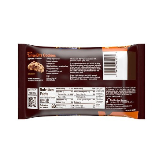 Heath Chocolatey English Toffee Baking Bits, Bag 8 oz