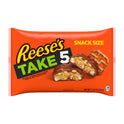 Reese's Take 5 Pretzel, Peanut and Chocolate Snack Size Candy, Bag 11.25 oz