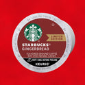 Starbucks K-Cup Coffee Pods, Gingerbread Naturally Flavored Coffee, 1 Box (22 Pods)