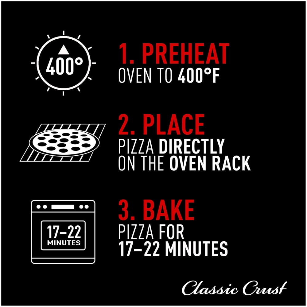 Red Baron, Pizza, Classic Crust Four Meat, 21.95 oz (Frozen)