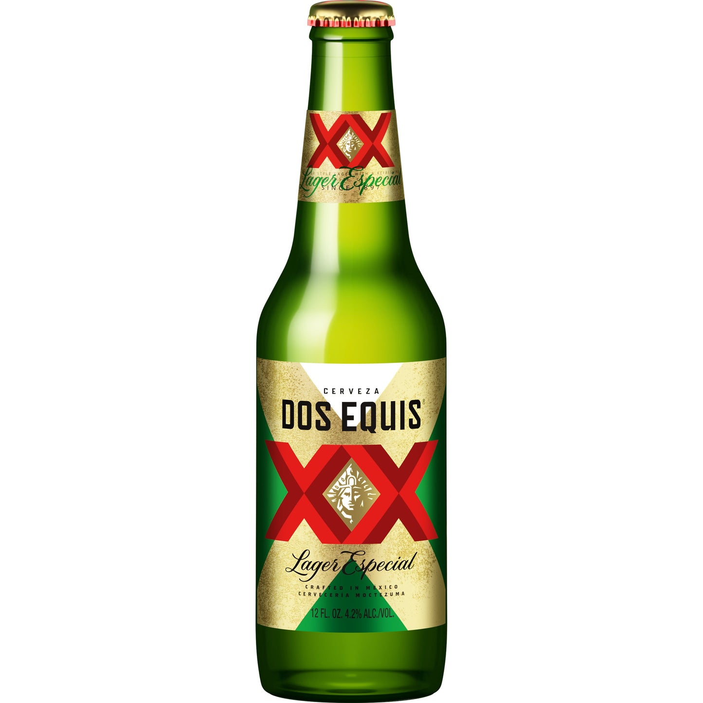 Dos Equis Mexican Lager Beer, 18 Pack, 12 fl oz Bottles, 4.2% Alcohol by Volume