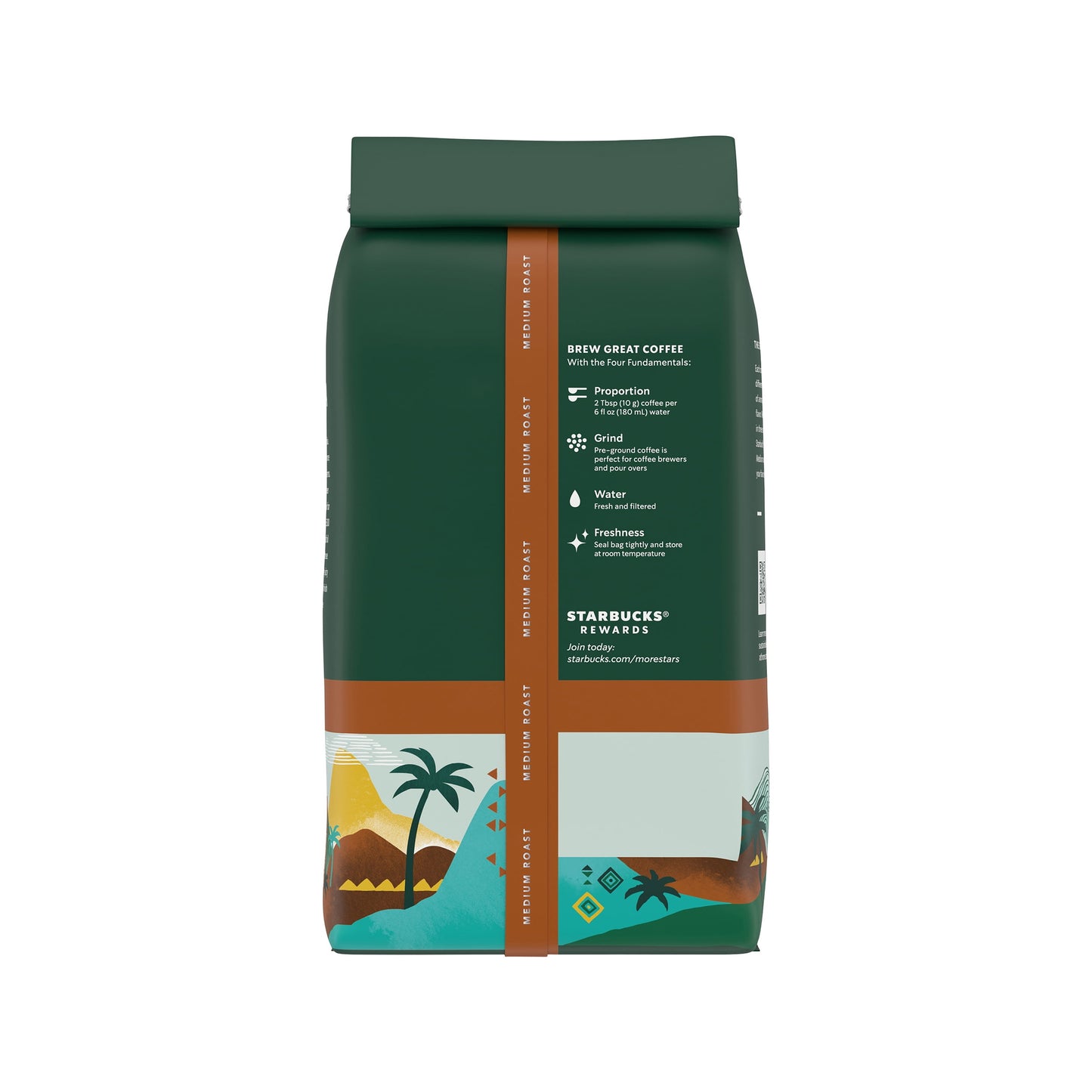 Starbucks Colombia Ground Coffee, Medium Roast, 12 oz