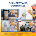 Lysol Disinfectant Spray, Sanitizing and Antibacterial Spray, For Disinfecting and Deodorizing, Brand New Day - Mango & Hibiscus, 19 fl oz each