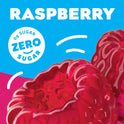 Jell-O Raspberry Artificially Flavored Zero Sugar Gelatin Dessert Mix, Family Size, 0.6 oz Box