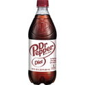 Diet Dr Pepper Soda Pop, 20 fl oz, Bottle