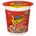 Post Fruity PEBBLES Cereal, Fruity Kids Cereal, 2 oz Individual Cereal Cup