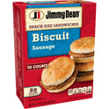 Jimmy Dean Sausage Biscuit Snack Size Sandwiches, 17 oz, 10 Ct (Frozen)