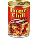 HORMEL Chili Chunky Beef No Beans, No Artificial Ingredients, 15 Oz