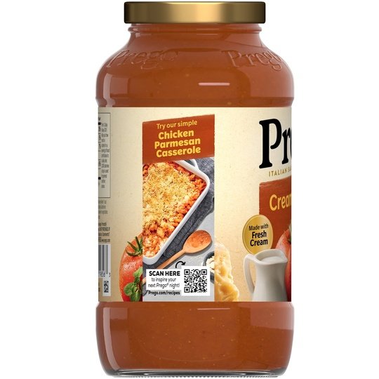 Prego Creamy Vodka Pasta Sauce, 24 oz Jar