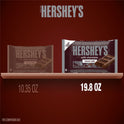 Hershey's Milk Chocolate Snack Size Candy, Jumbo Bag 19.8 oz