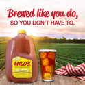 Milo's Famous Sugar Free, Zero Calorie Sweet Tea, 128 fl oz Jug