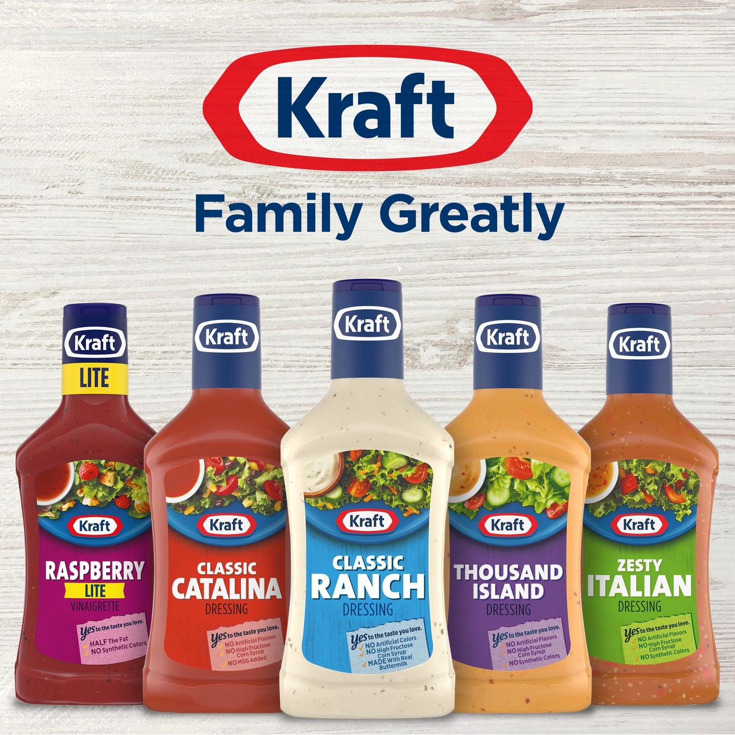 Kraft Classic Ranch Salad Dressing, 16 fl oz Bottle