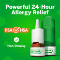 Flonase 24 Hour Non-Drowsy Decongestant Allergy Relief Medicine Nasal Spray, 72 Sprays