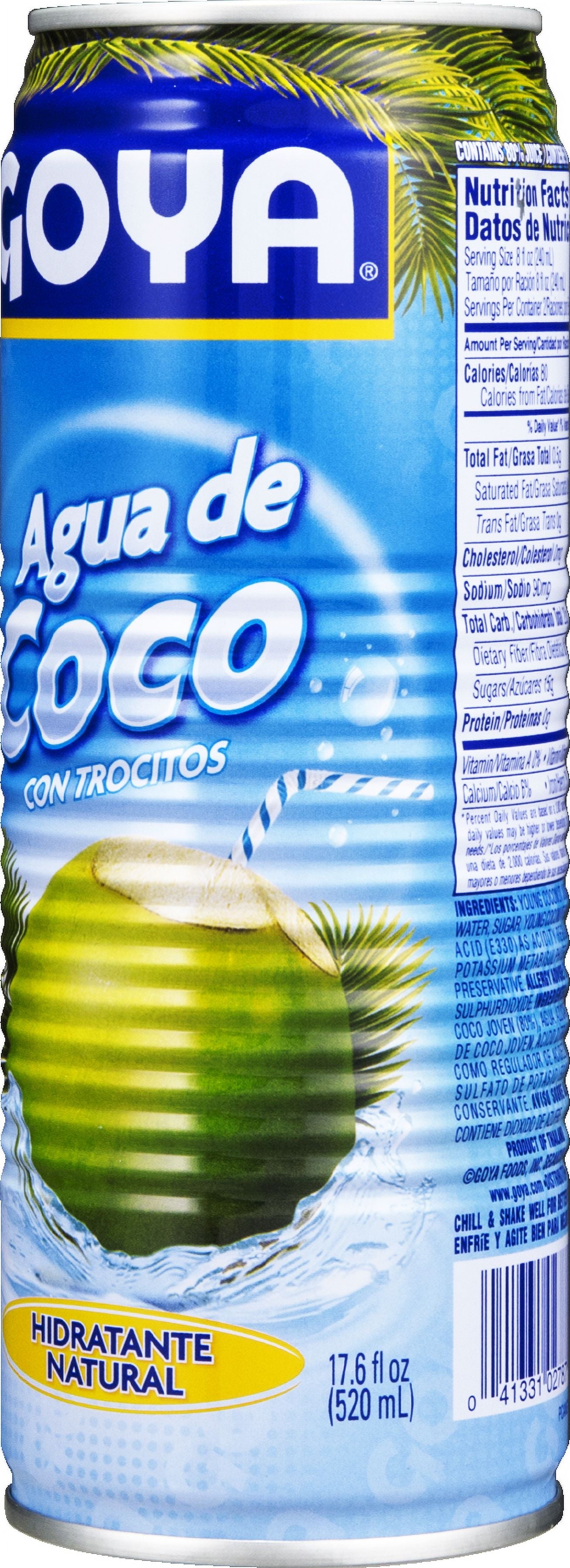 GOYA Coconut Water, With Pulp, 17.6 Fl Oz, 1 Count