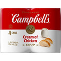 Campbell's Condensed Cream of Chicken Soup, 10.5 oz Can, 4 Count