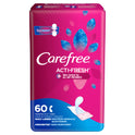 Carefree ACTi-Fresh Thin Pantiliners To Go, Unscented, 60 Ct